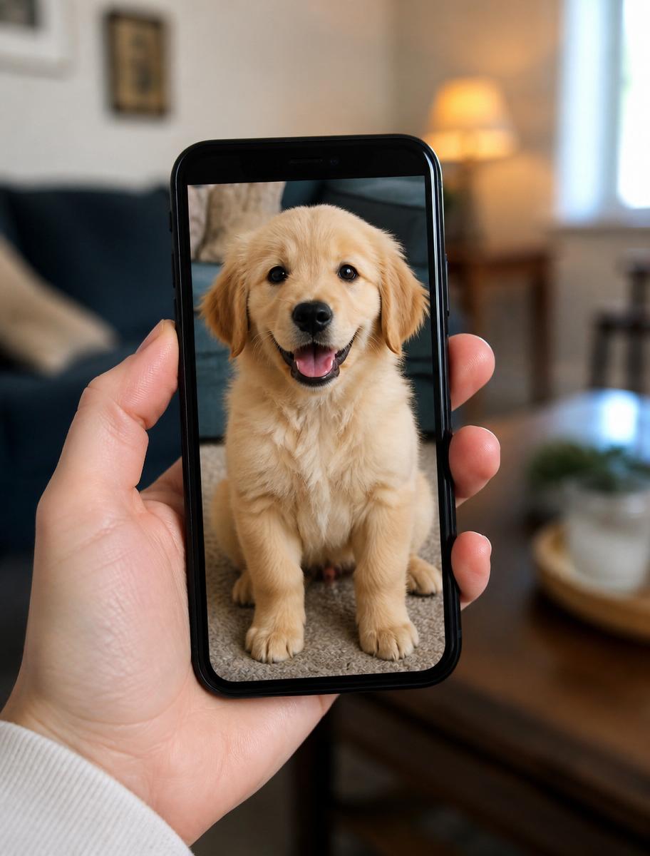 Your own photo of the subject, on a phone